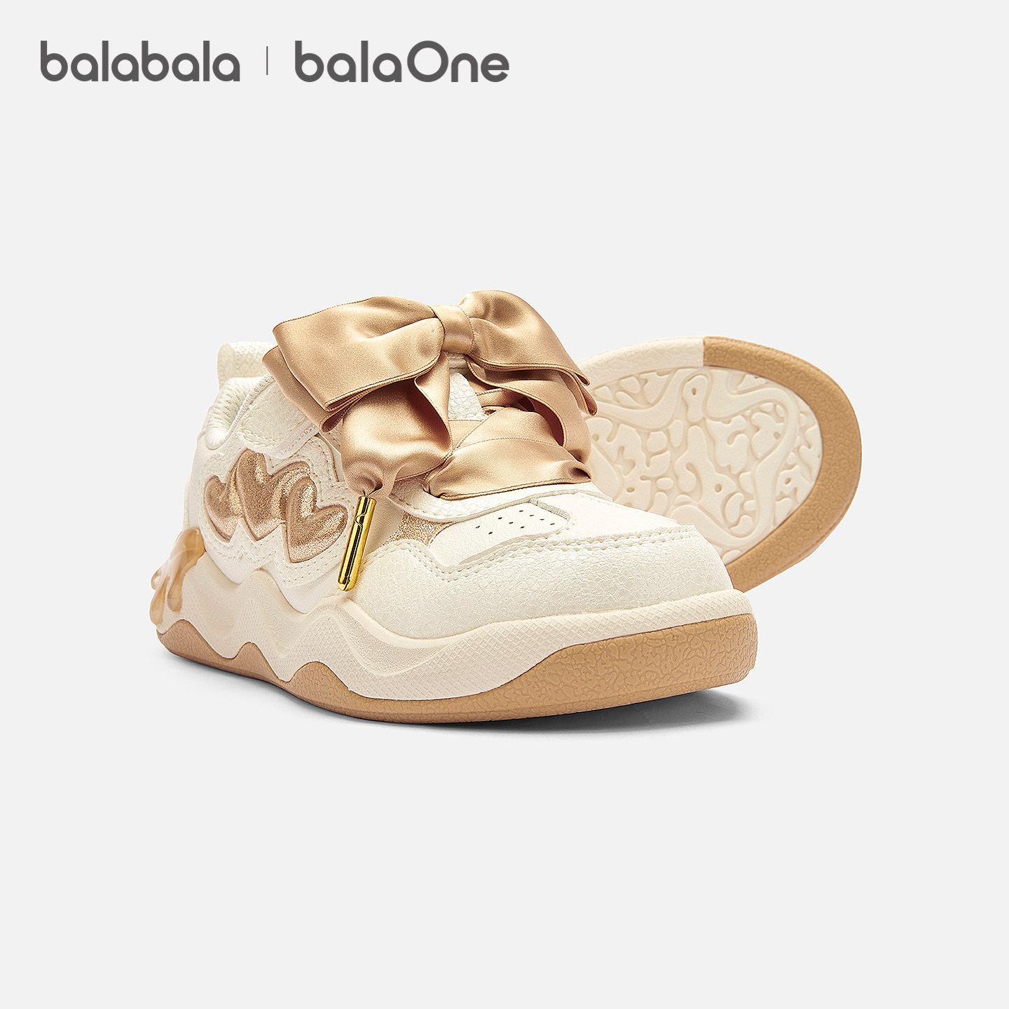 【balaOne】巴拉巴拉童鞋儿童板鞋女童2025新款春秋鞋子透气轻便,淘宝优惠券,粉丝福利购,淘宝优惠卷