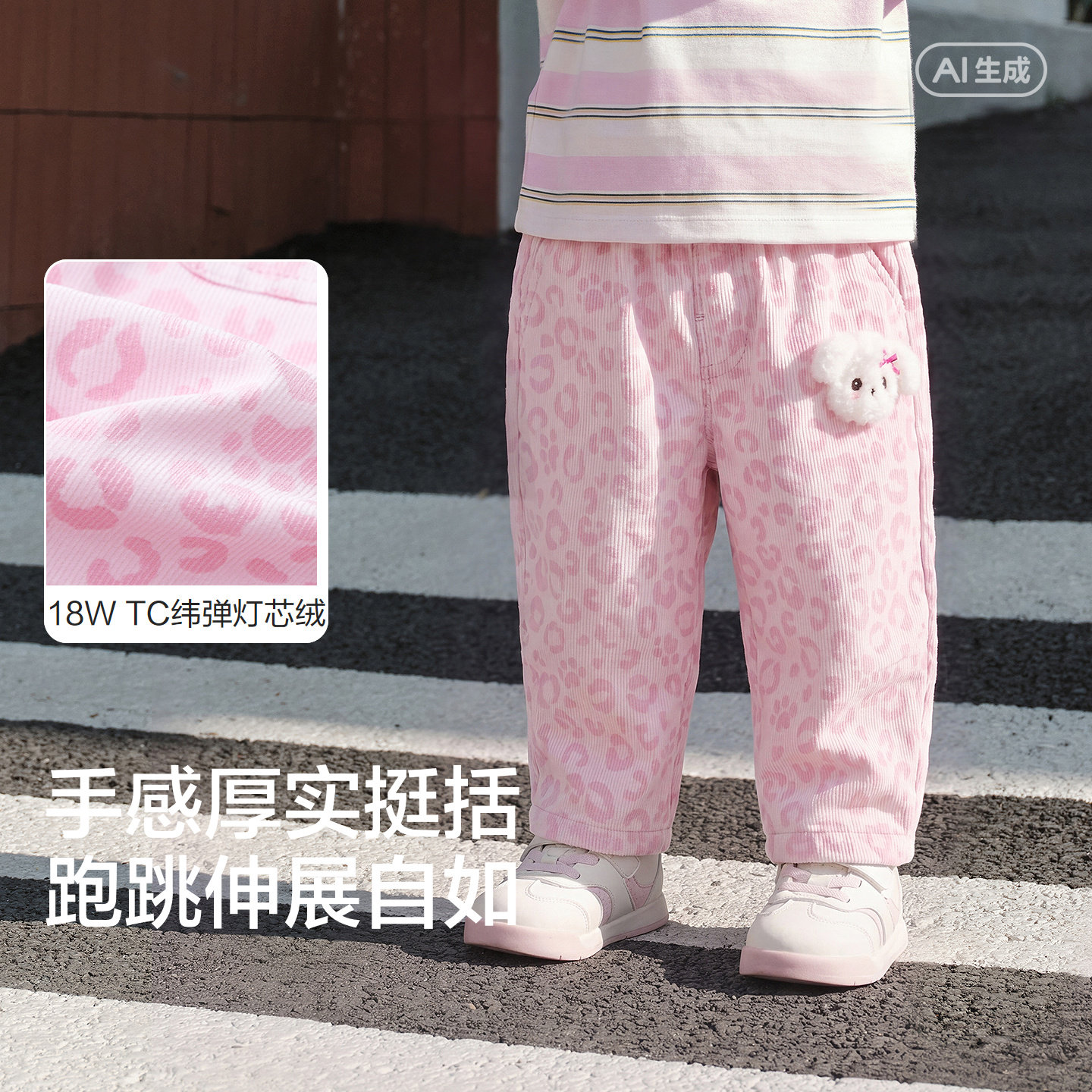 巴拉巴拉2026新款儿童休闲长裤