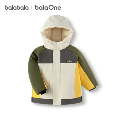 巴拉巴拉儿童羽绒服宝宝外套上衣