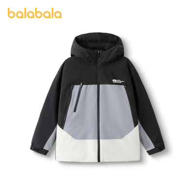 巴拉巴拉童装儿童冬装羽绒服保暖