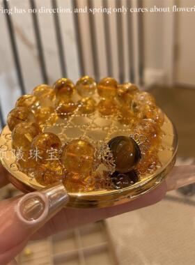 天然水晶黄塔晶招财暴富