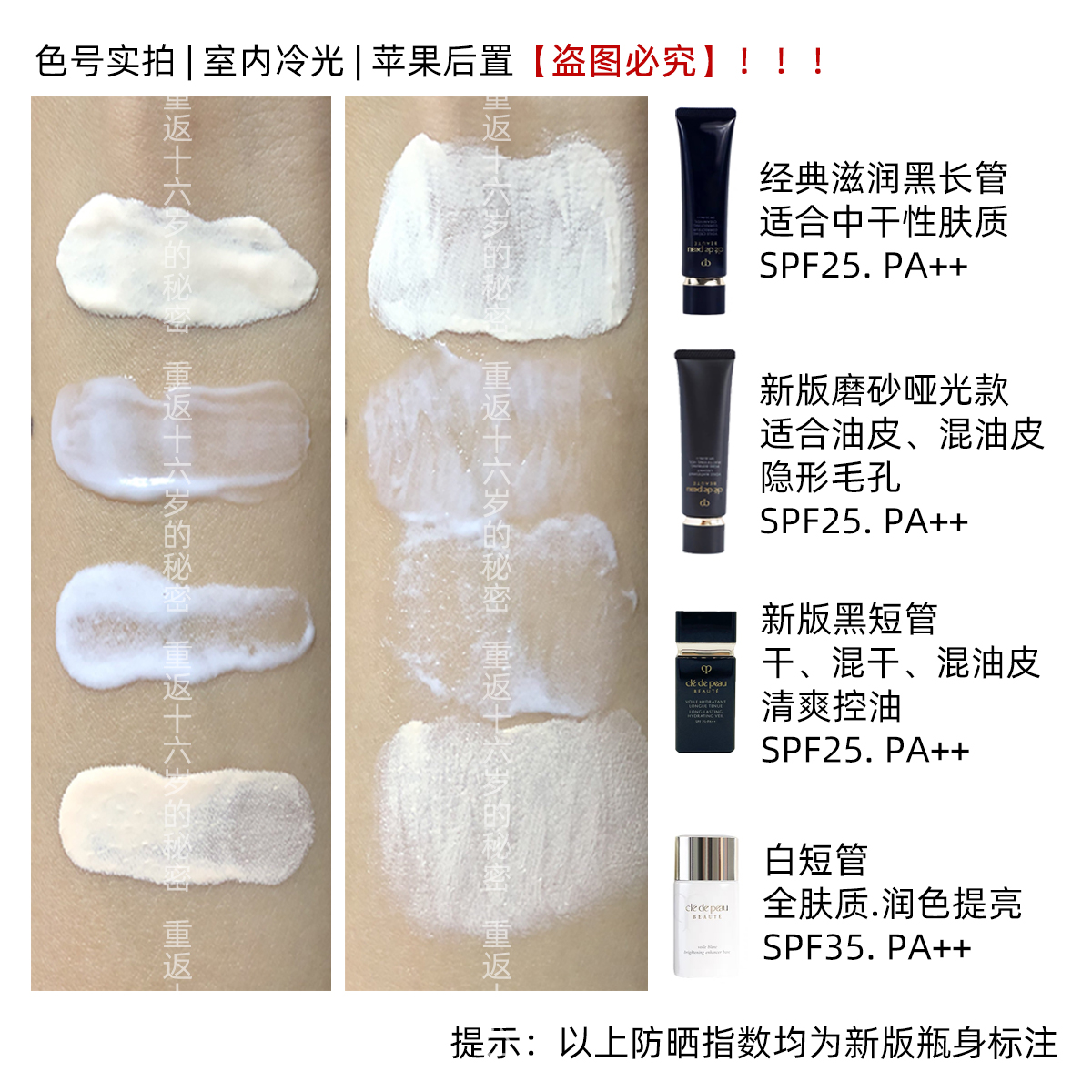 香提~卡CPB长管滋润隔离霜AURA 小样妆前乳紫色素颜霜黑白管 - 图2