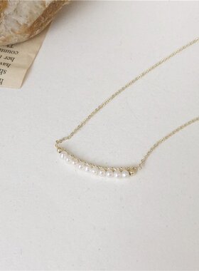 欧美法式颈链巴洛克珍珠