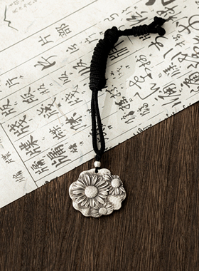 足银吊坠｜小雏菊吊坠日常百搭款