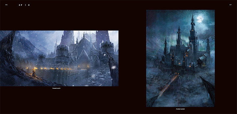 现货日本原版 Mysterious Scenes from a Dark Fantasy World来自黑暗世界的怪异场景背景插画系列第4本 ...