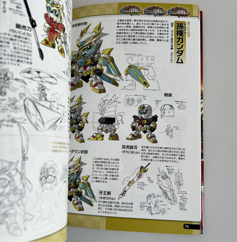 BB战士三国传纪念册 SDガンダム BB戦士三国伝 メモリアルブック SD高达系列 进口原版 - 图3