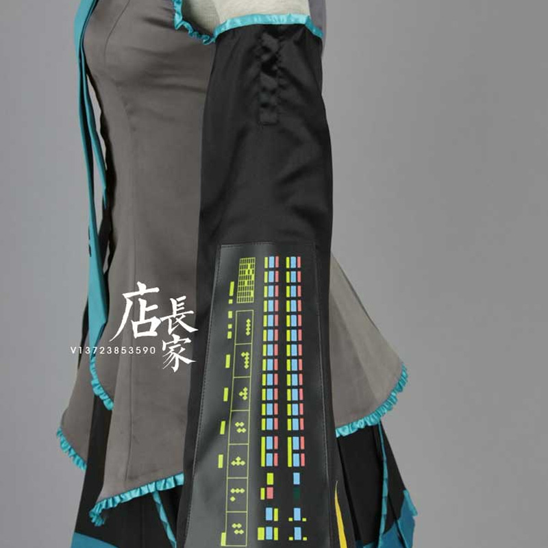 日本动漫miku女童COSPLAY服装初音未来COS服女装公式服衣服裙子-图2