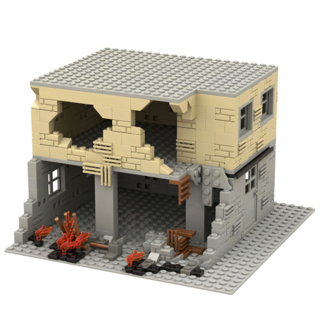 2023 new small particle building blocks for men and boys military