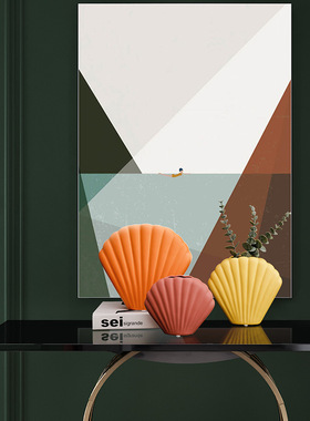 莫兰迪色系ins风酒柜陶瓷装饰品