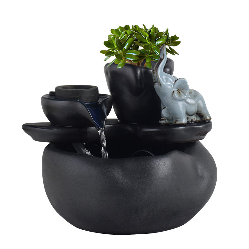 不插电招财流水摆件不插电流水摆件USB充电流水摆件送礼招财摆件,淘宝优惠券,粉丝福利购,淘宝优惠卷