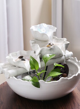 不插电流水摆件蓄电18H