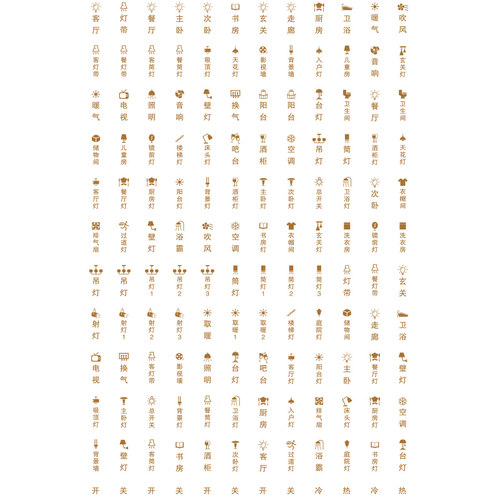 开关贴纸标识贴插座面板装饰贴遮挡现代简约电表箱墙壁标签高级感 - 图0