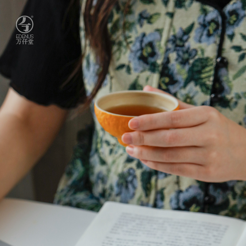 万仟堂茶杯主人杯个人专用高档陶瓷小茶杯单杯功夫茶杯茶盏闻香杯