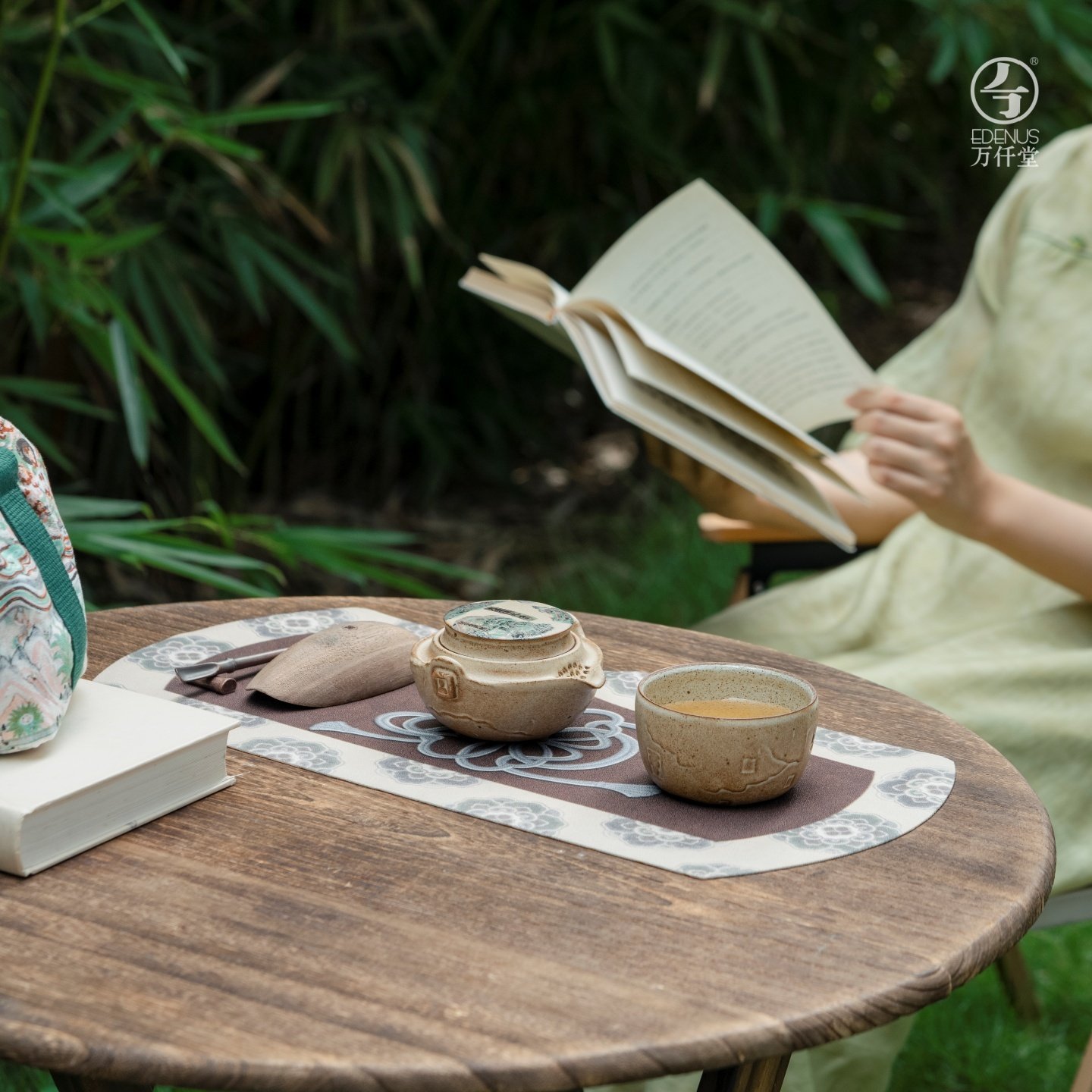 万仟堂敦煌快客杯户外旅行便携式茶具个人随身功夫茶具套装石窟颂,淘宝优惠券,粉丝福利购,淘宝优惠卷