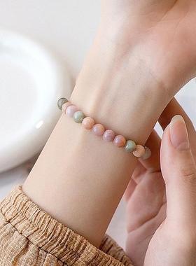 古风仙气超甜盐源玛瑙手串手链