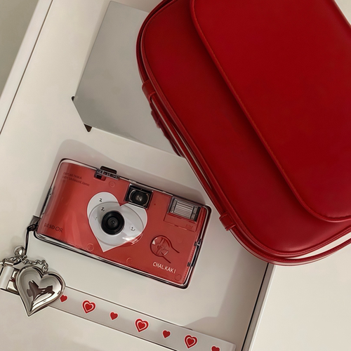 新款韩国stand红色单肩包女夏里尔德豆腐马鞍包发财包斜挎小方包 - 图1