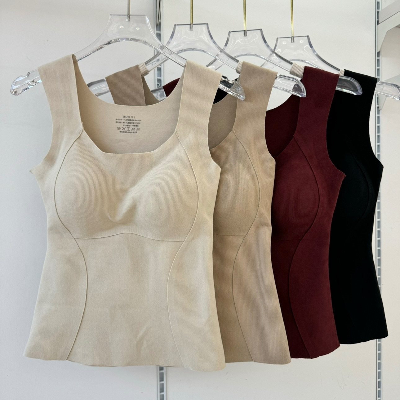 古妃3338秋冬季女士带胸垫桑蚕丝保暖背心收腰显瘦可外穿内搭上衣,淘宝优惠券,粉丝福利购,淘宝优惠卷