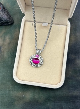 【1-24】简约吊坠款项链日常OL时尚短款锁骨链学生外贸尾货孤品