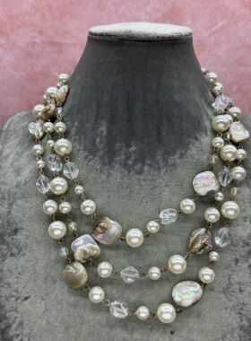 【6-28】欧美夸张古典复古风暗黑系短款项链宴会配饰时尚外贸孤品