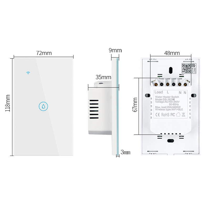 HomeKit开关大功率siri语音WiFi远程定时20A 40A热水器冷气机苹果 - 图2