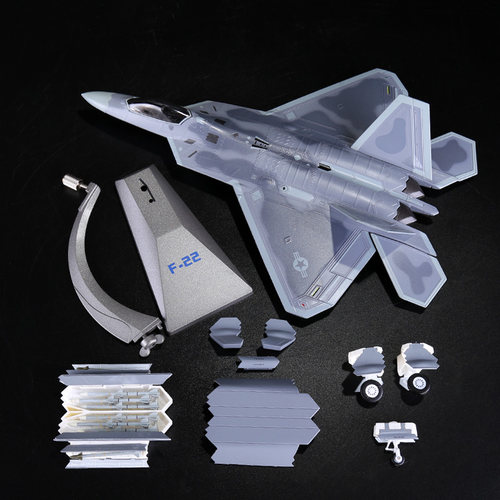 高档L1:72F22战斗机模型美式猛禽航模飞机模型仿真合金g军事成品-图2