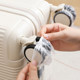 Disposable suitcase wheel dustproof cover