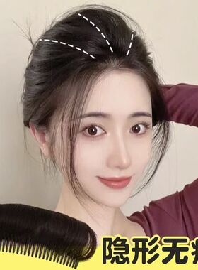 懒人头顶增高盘发器头发蓬松神器无痕隐形发垫假发盘头发夹垫发根