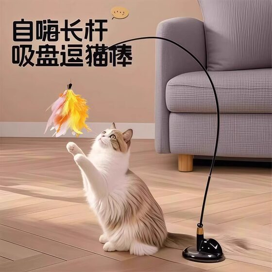 Cat toy, cat stick, self-pleasure and boredom relief artifact
