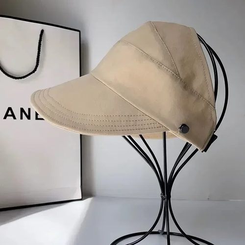 2025新款空顶遮阳帽女防晒渔夫鸭舌帽夏天户外帽子骑车棒球太阳帽 - 图3