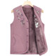 中老年人马甲女秋冬季加绒奶奶装背心妈妈外穿加厚马夹老太太外套