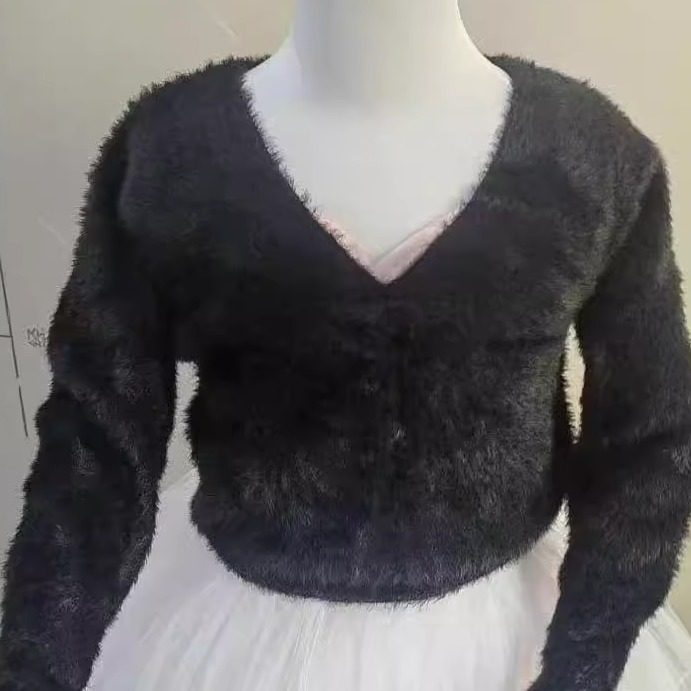 儿童舞蹈服女毛衣外套秋季女童芭蕾舞练功服少儿长袖貂绒开衫保暖,淘宝优惠券,粉丝福利购,淘宝优惠卷