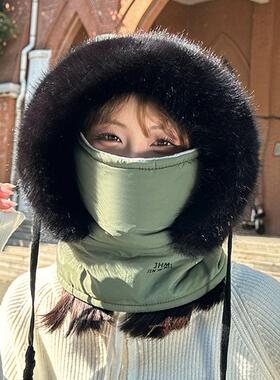 保暖帽子户外男女通用秋冬季防风