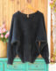Sweet style Angora solid color outer pullover sweater