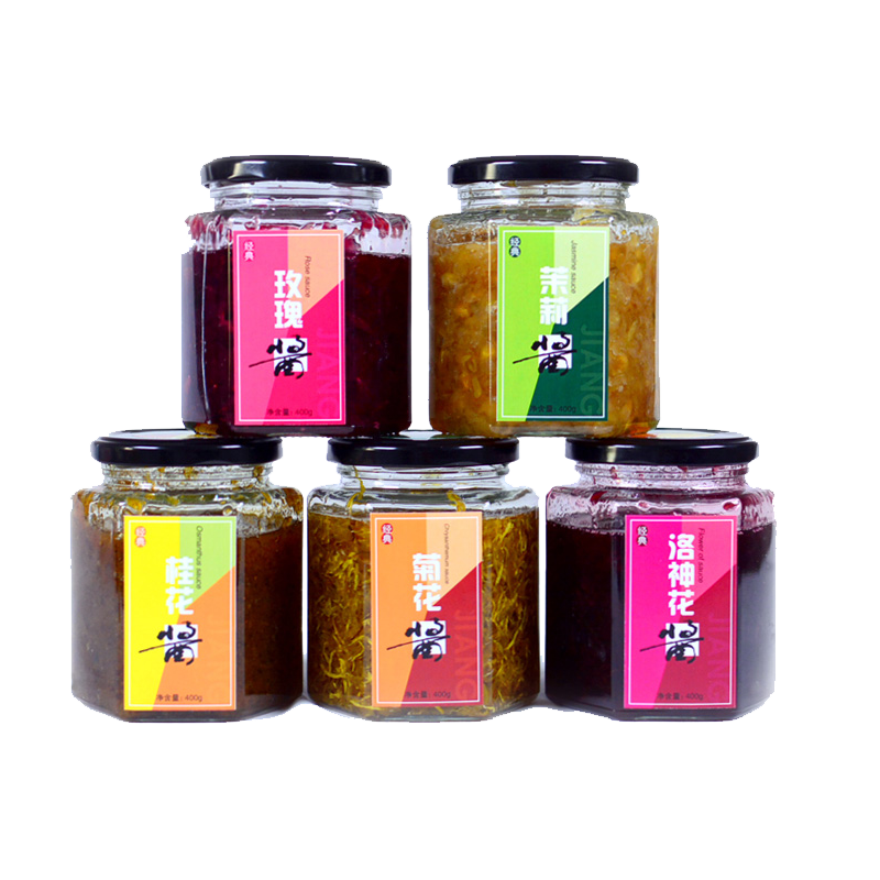 康云特云南玫瑰酱400g烘焙蜂蜜糖鲜花酱食用冰粉菊花桂花鲜花饼,淘宝优惠券,粉丝福利购,淘宝优惠卷