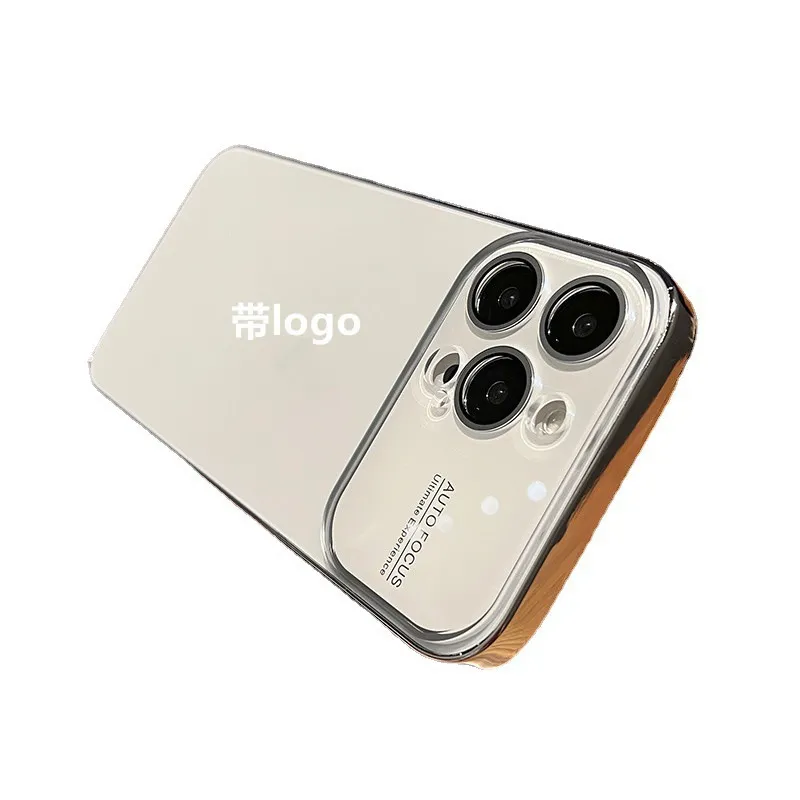 适用iPhone17PROMAX电镀大视窗手机壳AG磨砂苹果16一体护镜保护套 - 图3