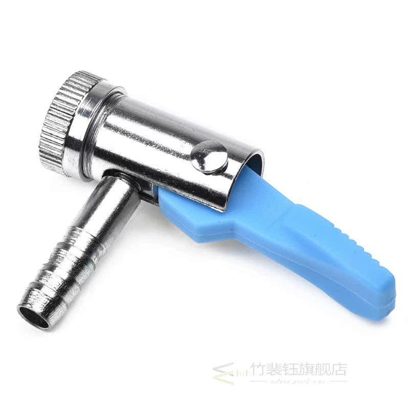 Tire Inflator Valve Connector Tools Tool Auto Chrome +Blue C - 图2