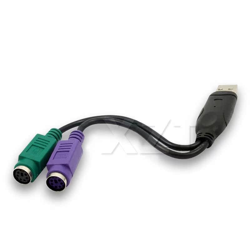 For Keyboard Mouse Scanner USB Male to 6Pin 6 Pin PS2 PS/2 - 图0