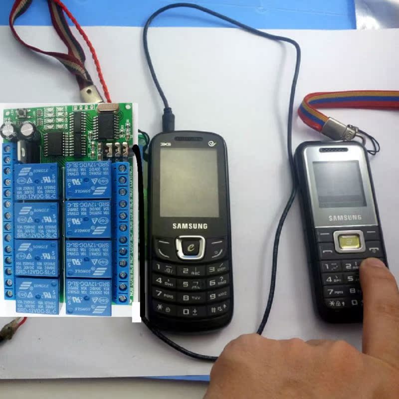 AD22A08 DC 12V 8 channels DTMF Relay MT8870 Decoder Phone Re - 图1