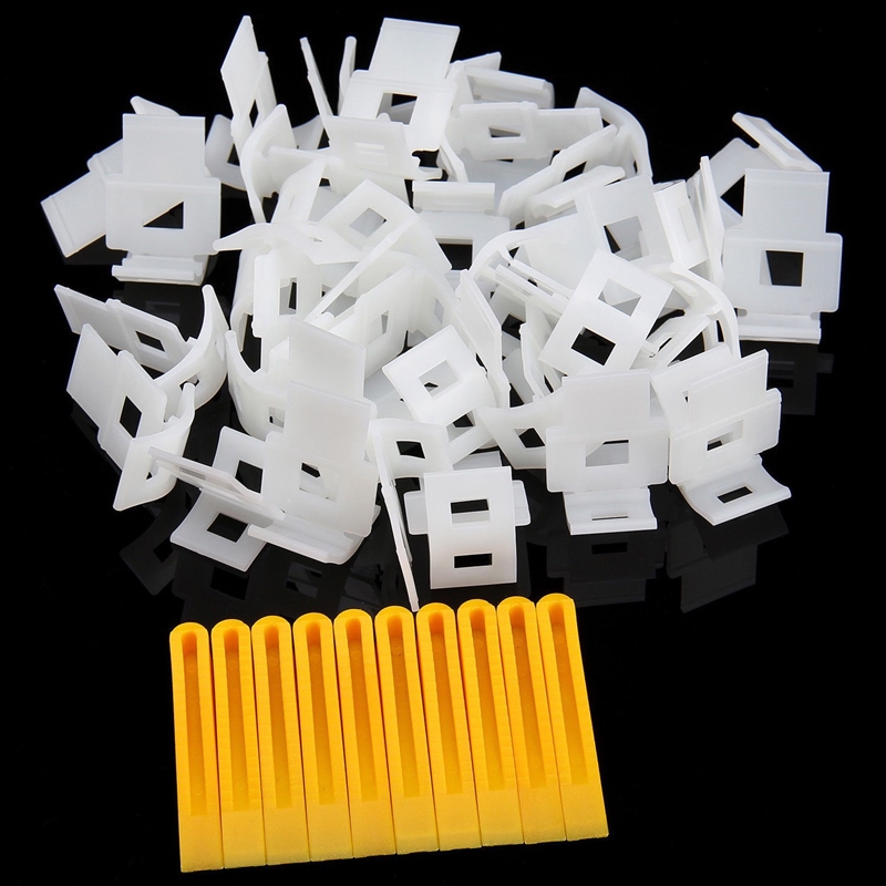 200 pcs Tile Leveling Spacer System Construction Tool Wedges-图0