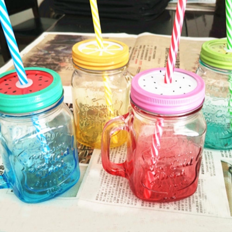 5pcs Reusable PP Drinking Straws Extra Long Colorful Plastic - 图2