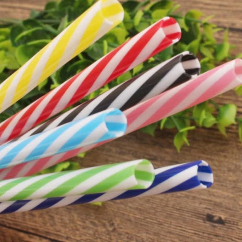 5pcs Reusable PP Drinking Straws Extra Long Colorful Plastic - 图1