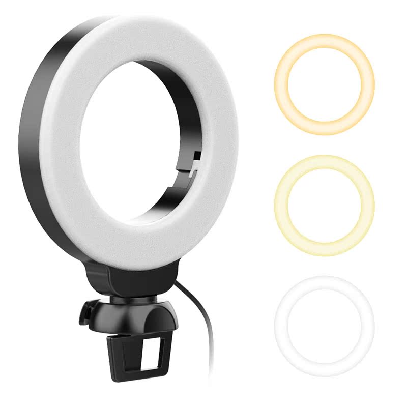 VIJIM CL06 4 3200K 6500K led Video Light Ring Ligh - 图0