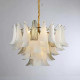 American designer French light luxury glass living room main chandelier creative art villa bedroom art banquet light