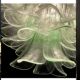 French Murano living room chandelier, antique style designer model room bedroom dining room glass petal chandelier