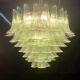 French Murano living room chandelier, antique style designer model room bedroom dining room glass petal chandelier