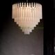 French living room chandelier, light luxury, medieval villa, crystal dining room lamp, retro glass, simple modern bedroom lamp