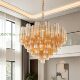 French living room MURANO art glass light luxury chandelier Italian style medieval style villa hotel bedroom restaurant chandelier