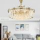 Simple crystal lamps bedroom dining room living room chandelier