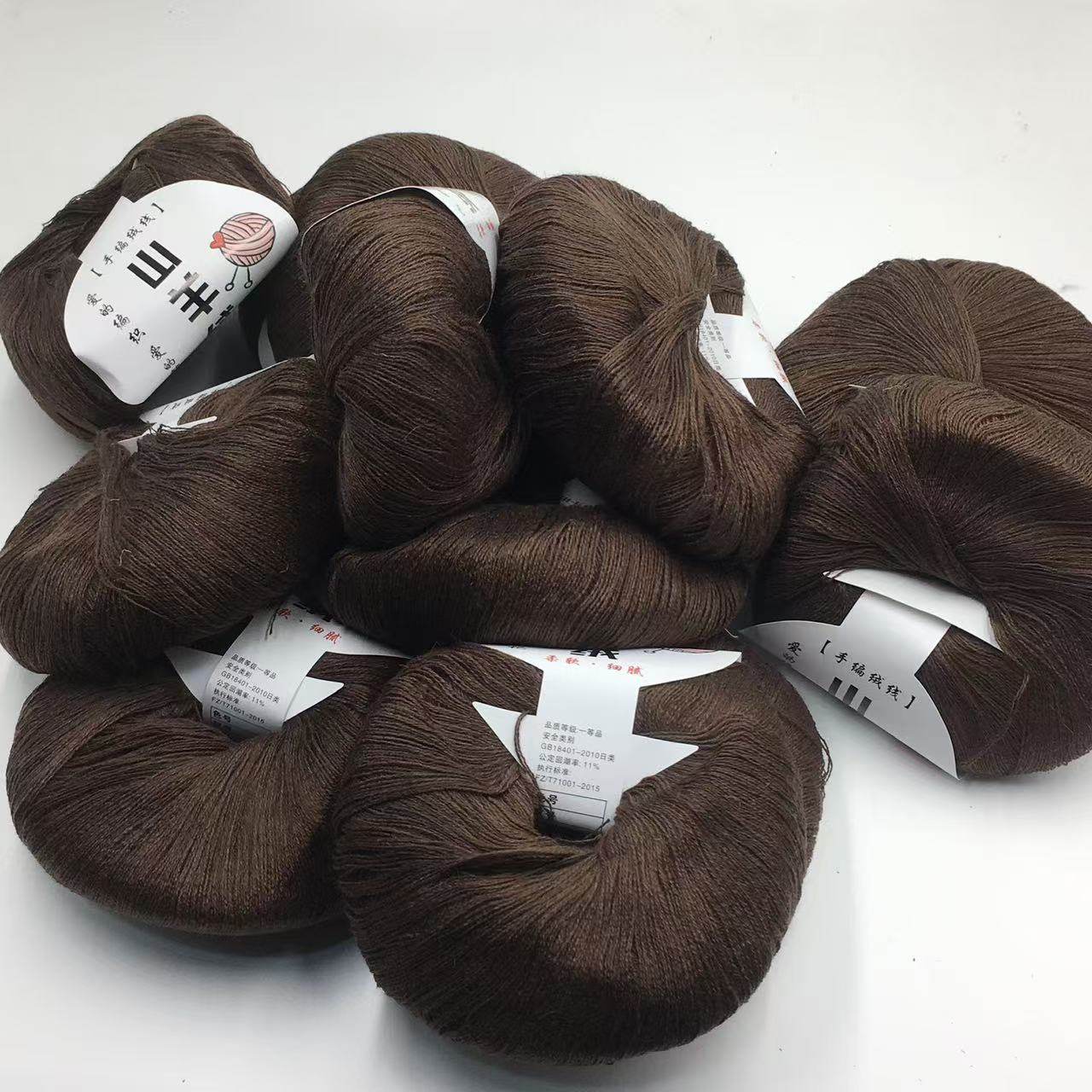 黄金棉羊绒棉 山羊绒线混纺80C20CA 适合宝宝柔软可贴身穿不起球 - 图2