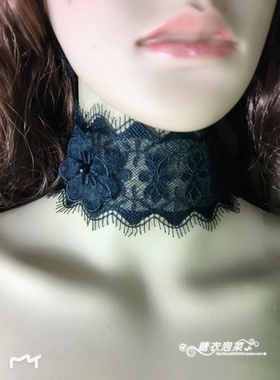 花朵项链糖衣泡菜蕾丝水波链女